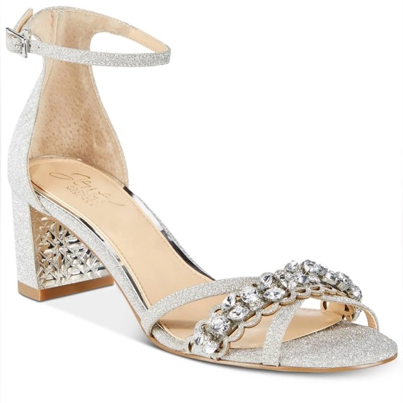 ANCIENT GREEK SANDALS Womens Silver Embellished Strappy Saita Round Toe Slip On Dress Slide Sandals Shoes